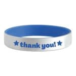 Silver Silicone Bracelets