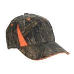 Camo Cap With Blaze Inserts - 1