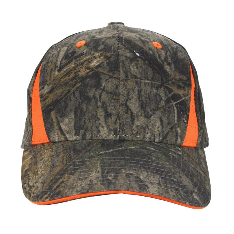 Camo Cap With Blaze Inserts - 2