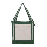 V Natural Striped Recycled Cotton Boat Bag - 2