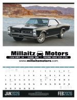 Triumph® Calendars Muscle Cars Calendar