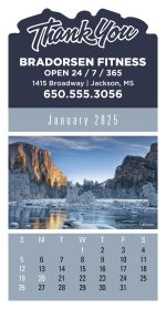 Triumph® Calendars Press-N-Stick Scenic Calendar - 2