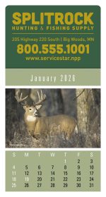 Triumph® Calendars Press-N-Stick Sportsmen Calendar