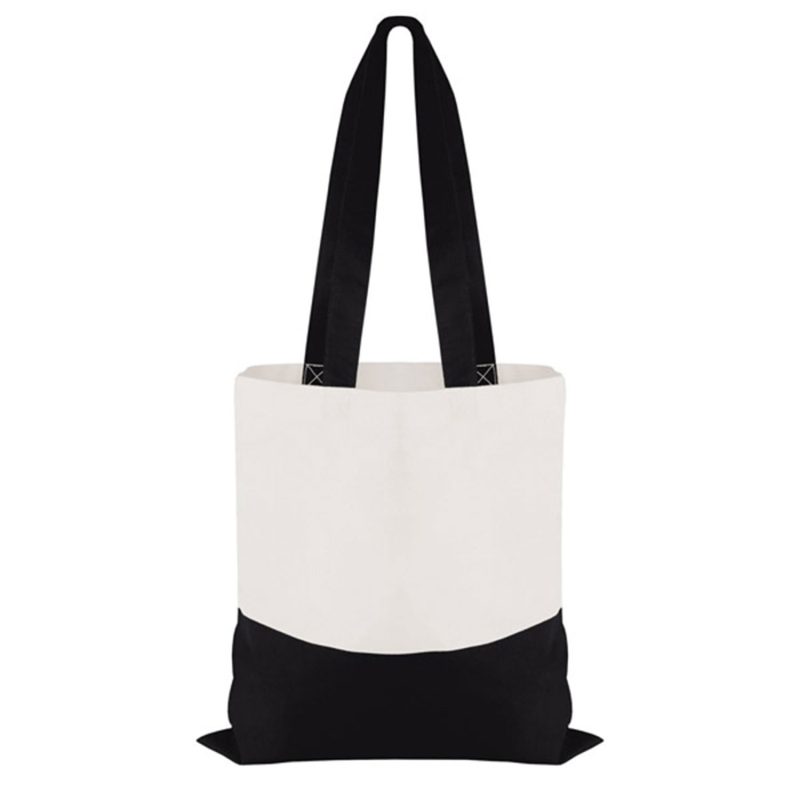 Good Value™ Cotton Colored Accent Flat Tote - 2