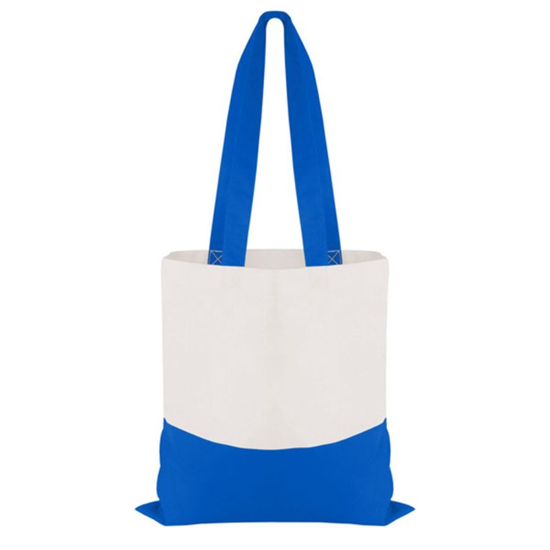 Good Value™ Cotton Colored Accent Flat Tote - 3