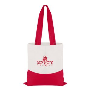 Good Value™ Cotton Colored Accent Flat Tote
