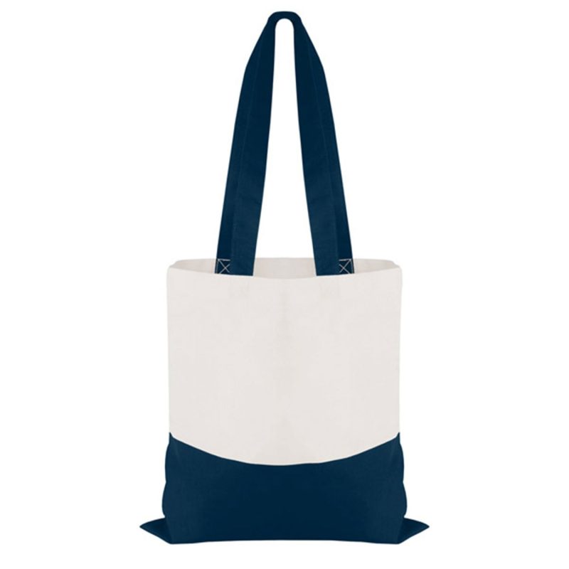 Good Value™ Cotton Colored Accent Flat Tote - 4