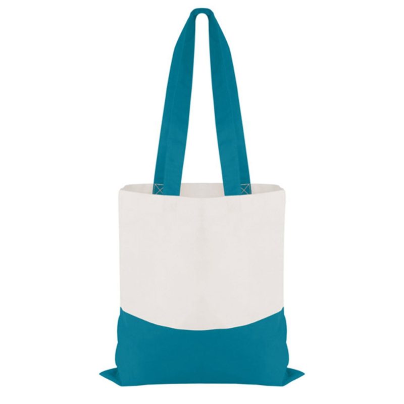 Good Value™ Cotton Colored Accent Flat Tote - 5