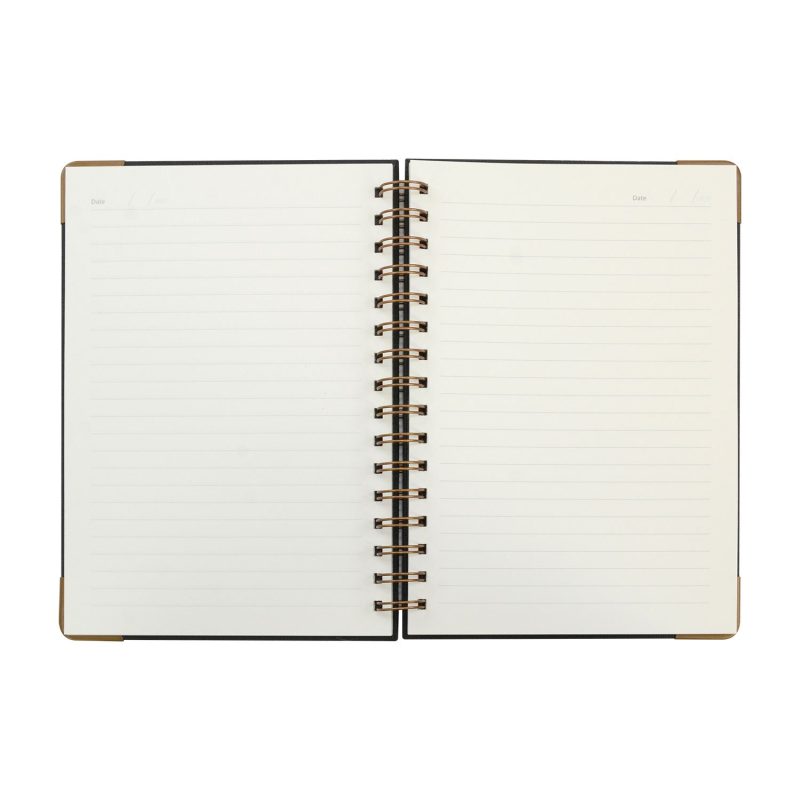 Good Value™ Woven Paper Hardback With Metal Accents Notebook - 1