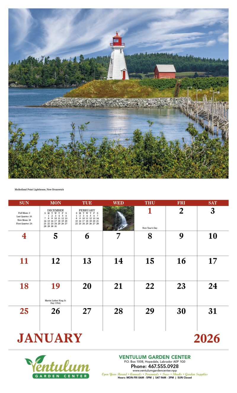 Good Value™ Atlantic Voyages - Stapled Calendar - 3