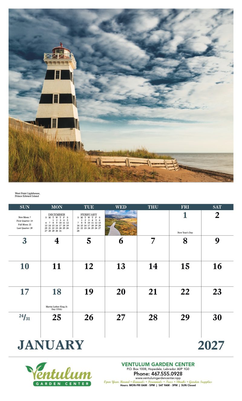 Good Value™ Atlantic Voyages - Stapled Calendar - 6