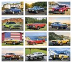 Triumph® Calendars Press-N-Stick Full-Color Header Cruisin? Cars Calendar - 2
